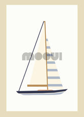 Pôster Infantil - Vela do Oceano